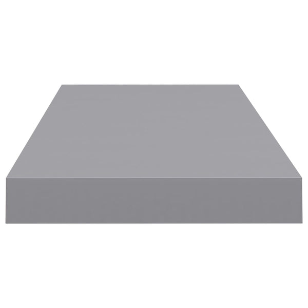 Wandregal Chan grau schwebend 60x23,5x3,8cm (MDF)