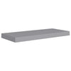 Graue schwebende Wandregale Chan 60x23,5x3,8cm (2 Stück MDF)