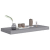 Schwebende Wandregale Chan Grau 60x23,5x3,8cm (4 Stück MDF)