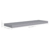 Wandregal Chan 80x23,5x3,8cm grau schwebend (MDF)
