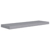 Graue schwebende Wandregale Chan 80x23,5x3,8cm (2 Stück MDF)