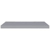 Graue schwebende Wandregale Chan 80x23,5x3,8cm (2 Stück MDF)