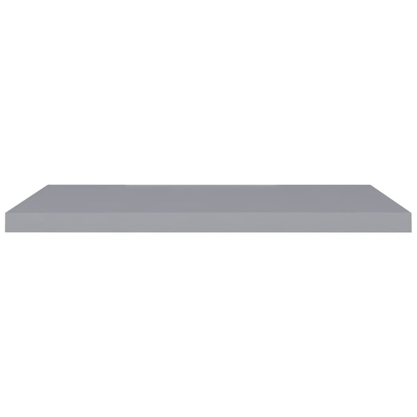 Graue schwebende Wandregale Chan 90x23,5x3,8cm (2 Stück MDF)