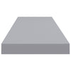 Graue schwebende Wandregale Chan 90x23,5x3,8cm (2 Stück MDF)