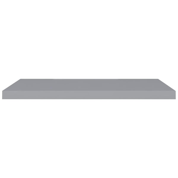 Graue schwebende Wandregale Chan 90x23,5x3,8cm (4 Stück MDF)