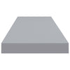 Graue schwebende Wandregale Chan 90x23,5x3,8cm (4 Stück MDF)