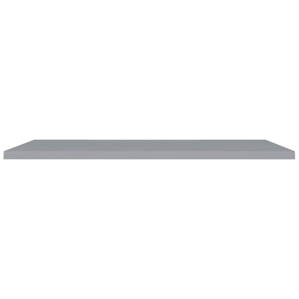 Graue schwebende Wandregale Chan 120x23,5x3,8cm (2 Stück MDF)