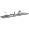 Graue schwebende Wandregale Chan 120x23,5x3,8cm (2 Stück MDF)