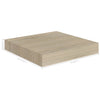 Eichenfarbenes schwebendes Wandregal Chan 23x23,5x3,8cm (MDF)