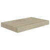 Eichenholz-Wandregale Chan 40x23x3,8cm (4 Stück MDF)