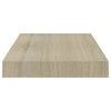 Eichenholz-Wandregale Chan 40x23x3,8cm (4 Stück MDF)