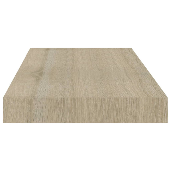 Schwimmende Regale aus Eiche Chan 50x23x3,8cm (4 Stück MDF)