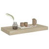 Schwimmende Regale aus Eiche Chan 50x23x3,8cm (4 Stück MDF)