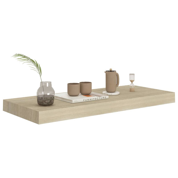 Wandregale Eiche Chan 60x23,5x3,8cm (4 Stk. MDF)