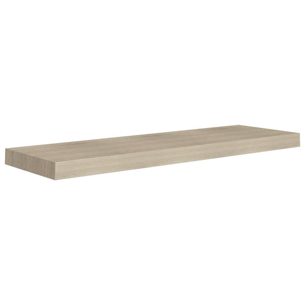 Schwebendes Wandregal Eiche Chan 80x23,5x3,8cm (MDF)