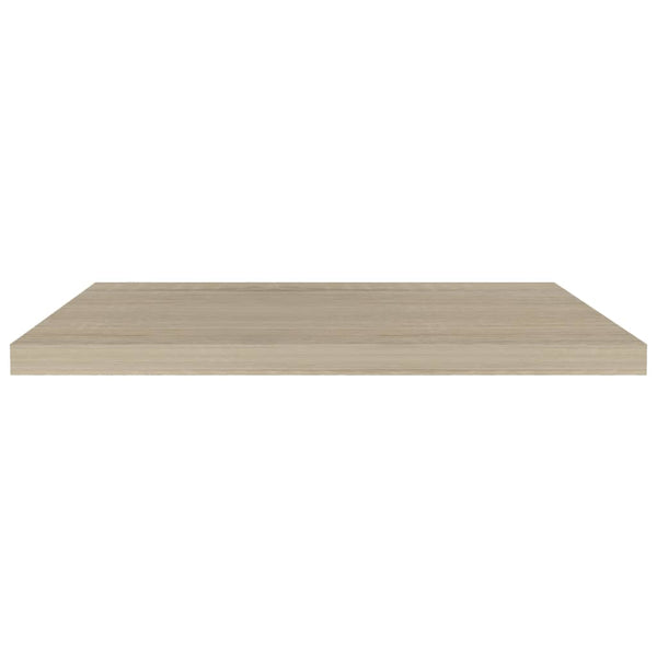 Schwebendes Wandregal Eiche Chan 80x23,5x3,8cm (MDF)
