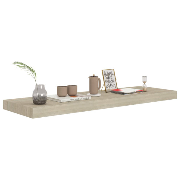 Wandregal Eiche Chan 80x23,5x3,8cm (4 Stk. MDF)