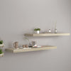 Schwimmende Wandregale aus Eiche Chan 90x23,5x3,8cm (2 Stk MDF)