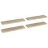 Eichenschwimmende Wandregale Chan 90x23,5x3,8cm (4 Stück MDF)