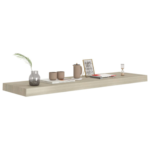 Eichenschwimmende Wandregale Chan 90x23,5x3,8cm (4 Stück MDF)