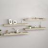 Eichenschwimmende Wandregale Chan 90x23,5x3,8cm (4 Stück MDF)