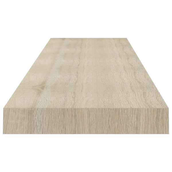 Schwebendes Wandregal Eiche Chan 120x23,5x3,8cm (MDF)