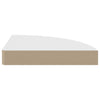 Weißes schwebendes Eckregal Gopsa 25x25x3,8cm (MDF)
