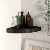 Schwebendes Eckregal Gopsa 25x25x3,8 cm (MDF), schwarz