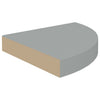 Eckregale Gopsa grau 25x25x3,8cm (4 Stück MDF)