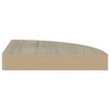 Eckregal Tammi schwimmend Gopsa 25x25x3,8cm (MDF)