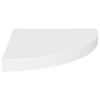Schwimmendes Eckregal Gopsa 35x35x3,8cm weiß (MDF)