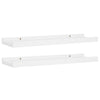 Weißes Regalbrett Iozef 40x9x3cm (2 Stück MDF)