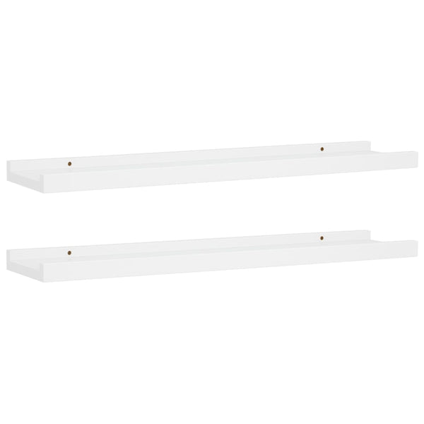 Weißes Regalbrett Iozef 60x9x3cm (2 Stk. MDF)