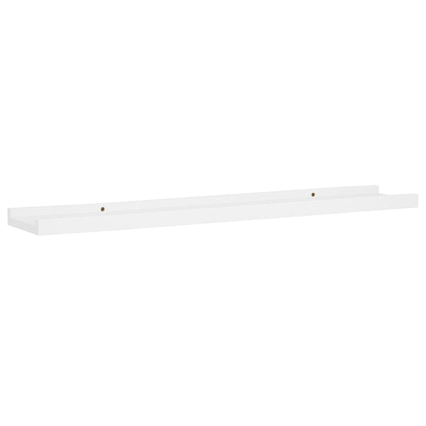 Weiße Wandregale Iozef 80x9x3cm (2 Stück MDF)