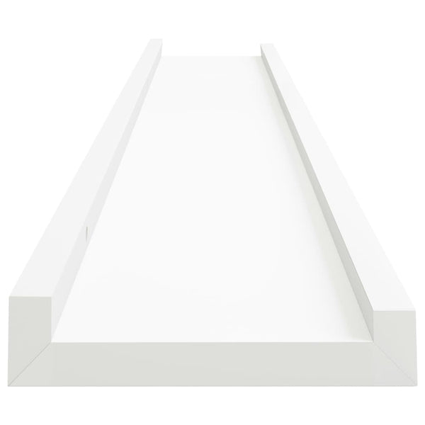 Weiße Wandregale Iozef 80x9x3cm (2 Stück MDF)