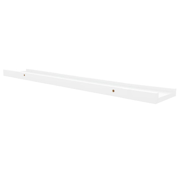 Weiße Wandregale Iozef 80x9x3cm (2 Stück MDF)