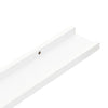 Weiße Wandregale Iozef 80x9x3cm (2 Stück MDF)