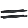 Schwarze Wandregale Iozef 40x9x3cm (2 St. MDF)
