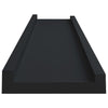 Schwarze Wandregale Iozef 40x9x3cm (2 St. MDF)