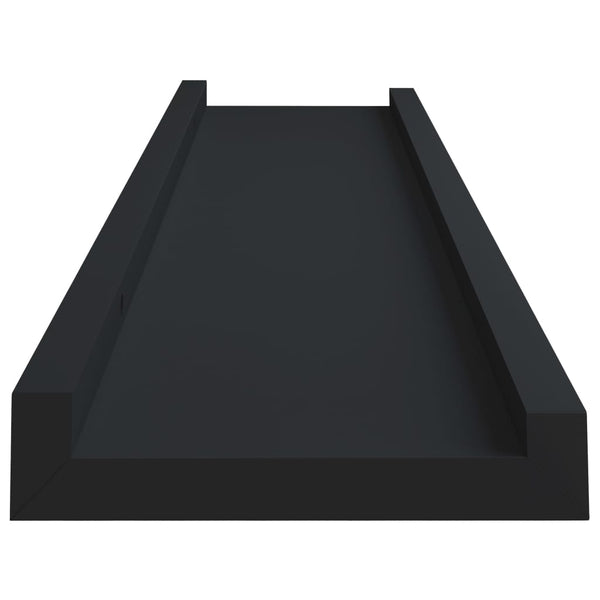 Schwarze Wandregale Iozef 40x9x3cm (2 St. MDF)