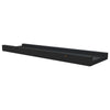 Schwarze Wandregale Iozef 40x9x3cm (2 St. MDF)