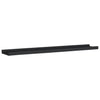 Schwarze Tafelregale Iozef 80x9x3cm (2 Stück MDF)