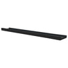 Schwarze Tafelregale Iozef 80x9x3cm (2 Stück MDF)