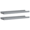 Graue Regalbretter Iozef 40x9x3cm (2 Stk. MDF)