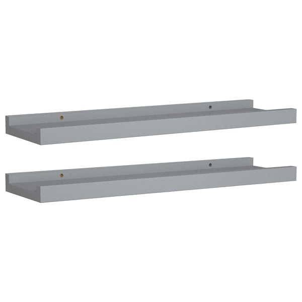 Graue Regalbretter Iozef 40x9x3cm (2 Stk. MDF)