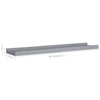 Graue Bildleisten Iozef 60x9x3cm (2 Stück MDF)