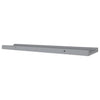 Graue Wandregale Iozef 80x9x3cm (2 Stück MDF)