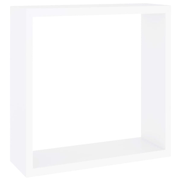 Viser Wandwürfelregale (3 Stück, weißes MDF)