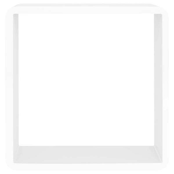 Wandregal Würfel Viser (3 Stk., MDF, weiß)