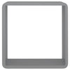 Graue Wandwürfelregale (3 Stk., MDF)